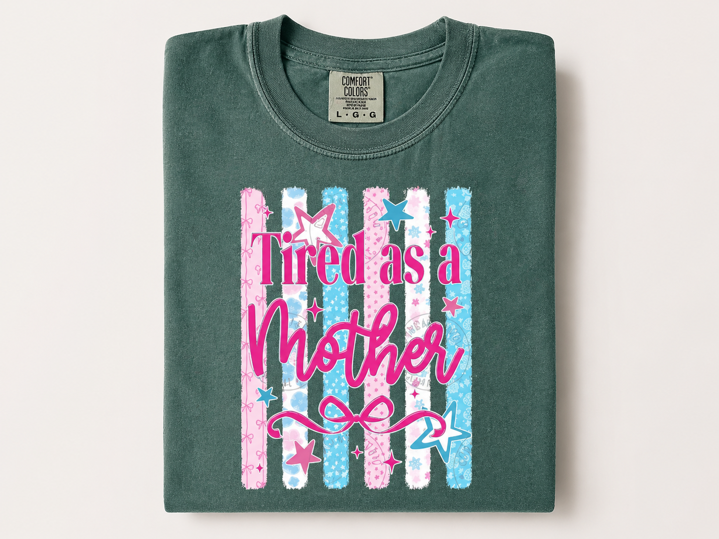 Tired as a mother comforts T-shirt 