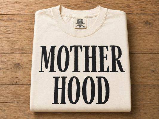 Motherhood comfort colors T-shirt ￼