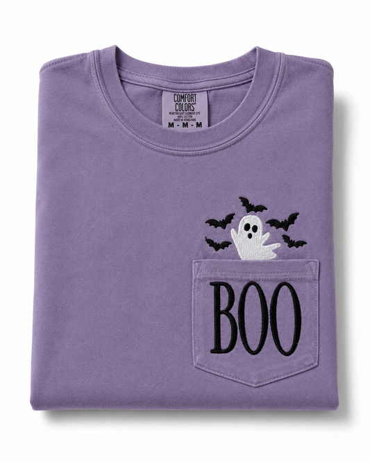 Boo pocket Halloween t-shirt