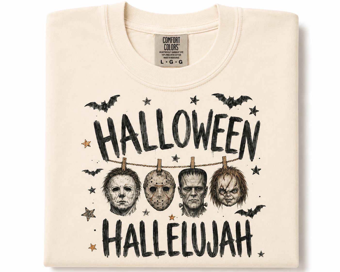 Halloween hallelujah comfort colors T-shirt