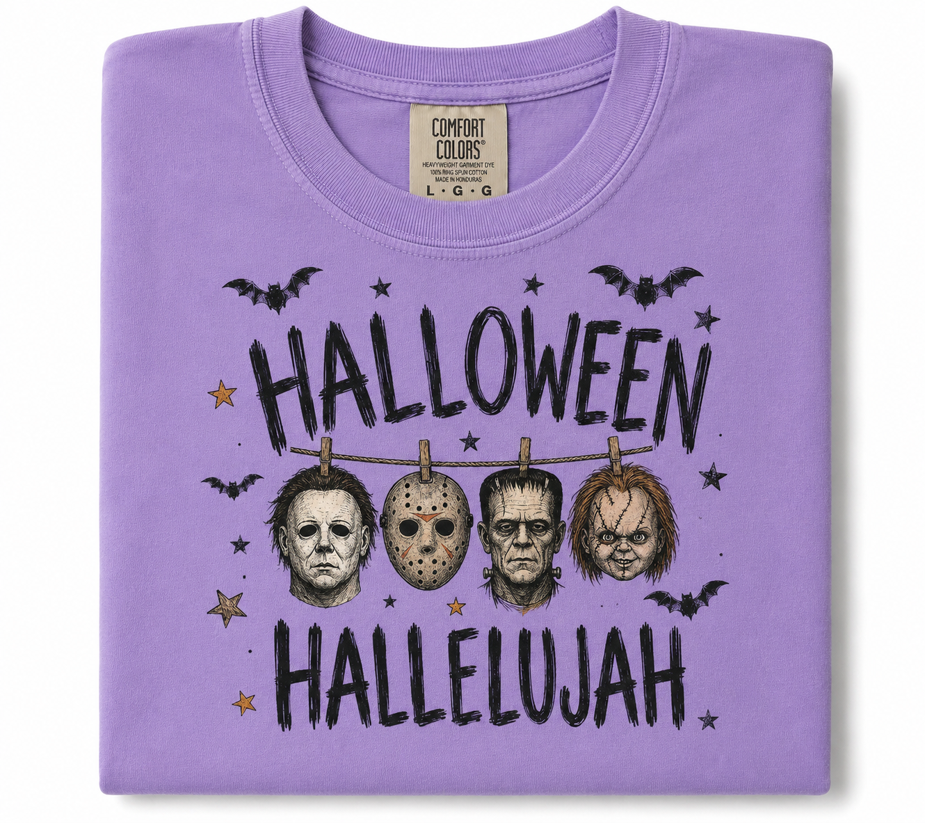 Halloween hallelujah comfort colors T-shirt