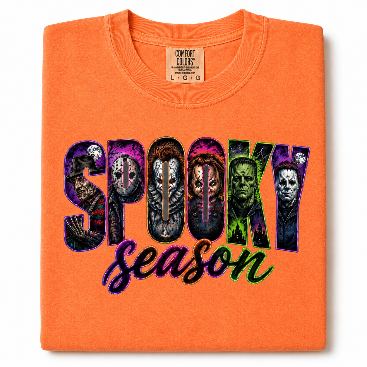 Horror movie Spooky Season Halloween comfort colors T-shirt