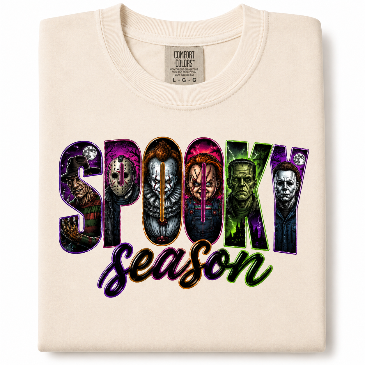 Horror movie Spooky Season Halloween comfort colors T-shirt