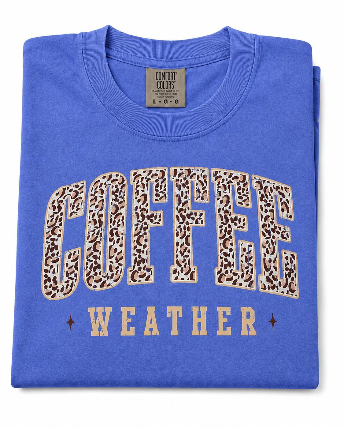 Coffee weather comfort colors Tshirt