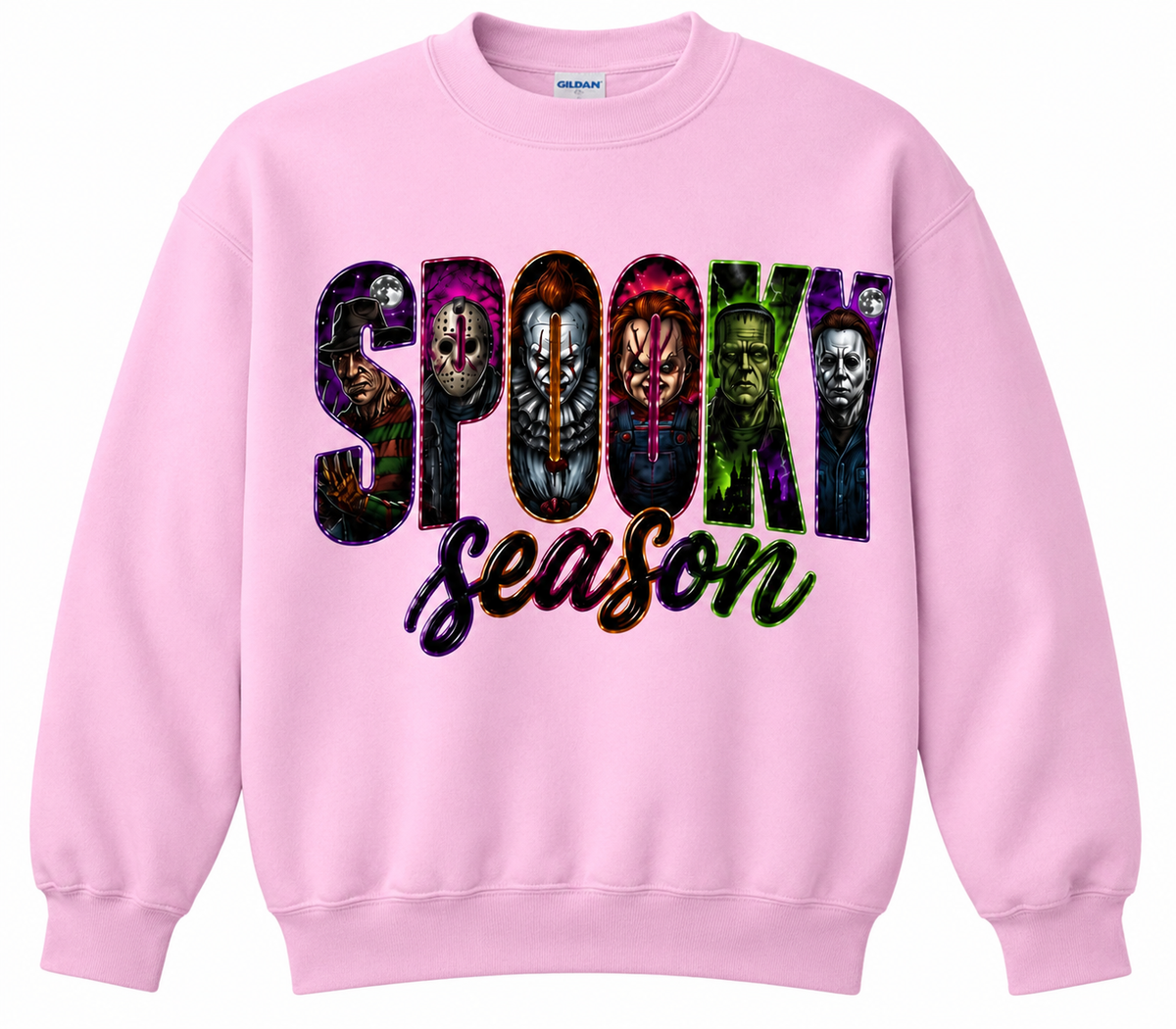 Spooky Season Halloween Sweatshirt, Horror Movie Crewneck, Fall Sweatshirt