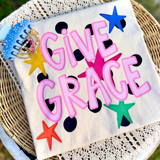 Give grace comfort colors T-shirt ￼