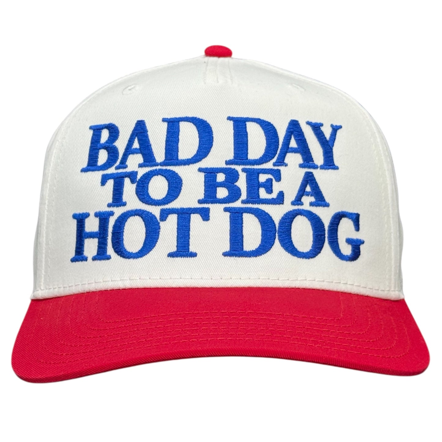 Bad day to be a hotdog snapback hat